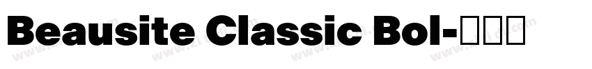 Beausite Classic Bol字体转换